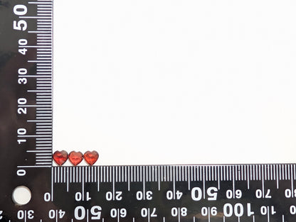 0388【HappyValentine💓】1石300円🎀ハートシェイプのガーネット【1石あたり約0.60ct】