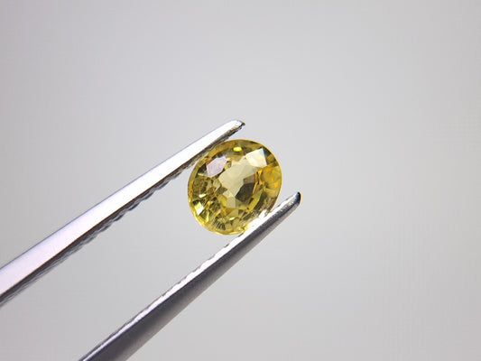 0198-1　イエローサファイア　0.52ct