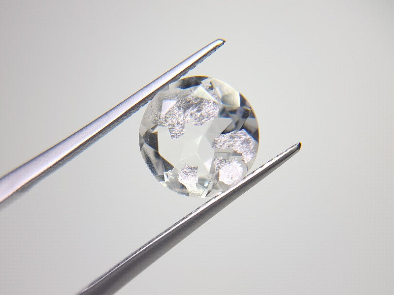 dQ-7　銀箔入り！ダブレットクォーツ　3.45ct