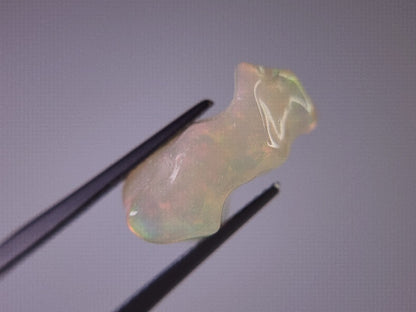 0914-1　さざれオパール（穴あき）　5.75ct