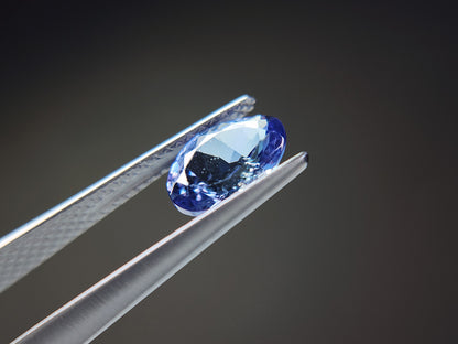 0876-20　バイカラータンザナイト　1.28ct