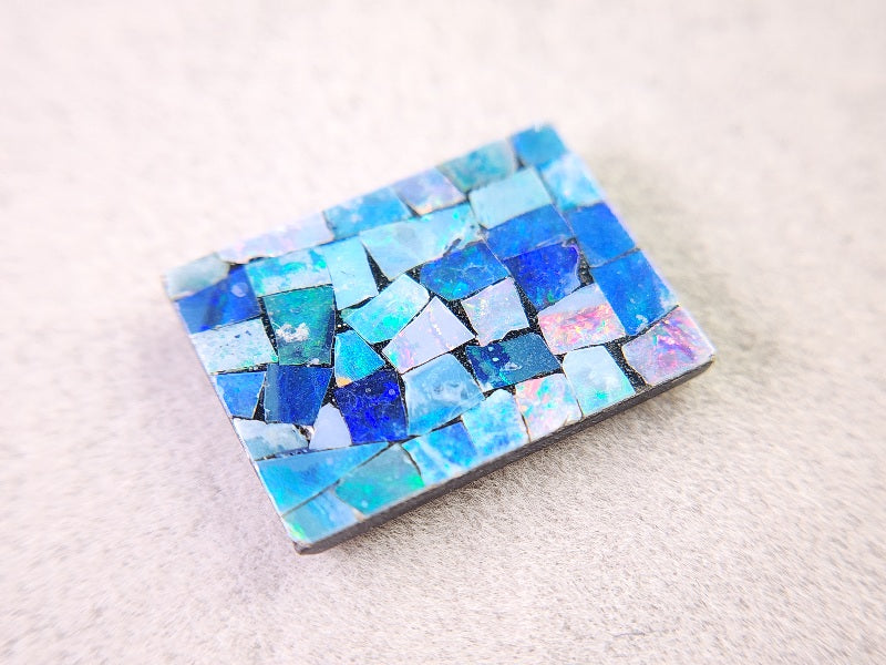 0915-6　モザイクオパール　8.29ct