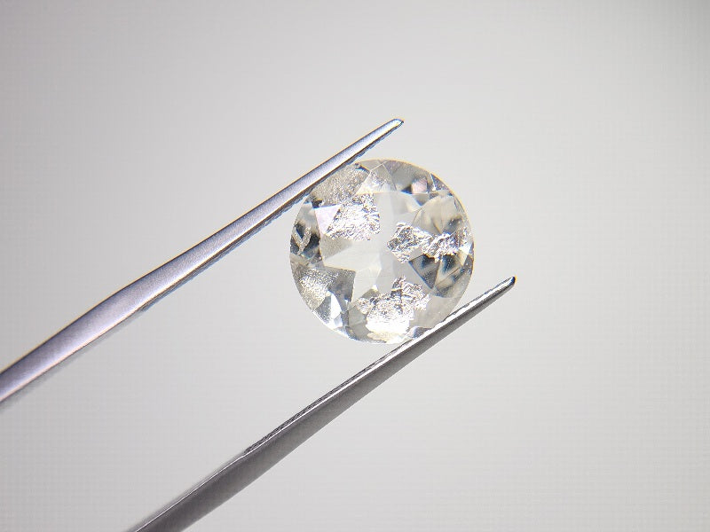 dQ-4　銀箔入り！ダブレットクォーツ　5.51ct