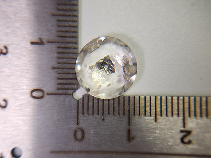 dQ-5　銀箔入り！ダブレットクォーツ　5.45ct