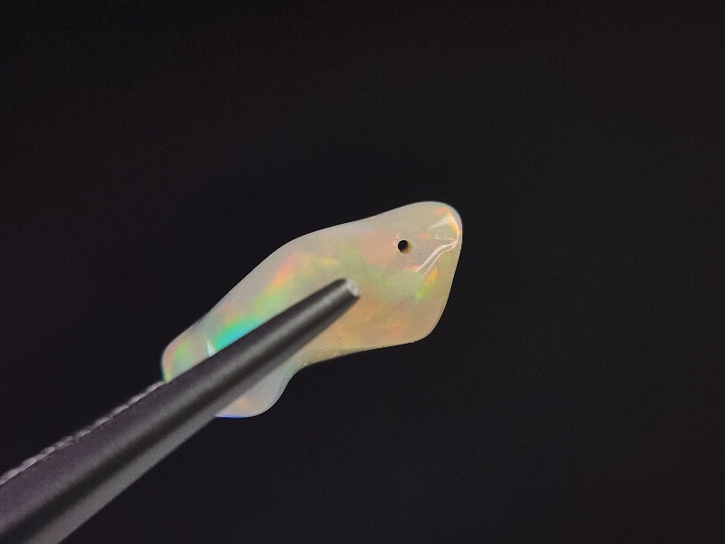 0914-4　さざれオパール（穴あき）　2.16ct