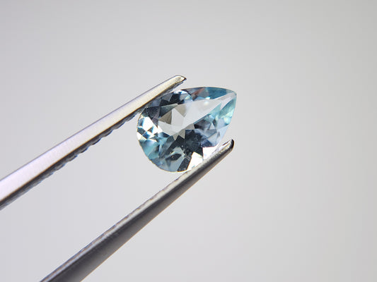 0008-9　アクアマリン　ペアシェイプ　0.52ct