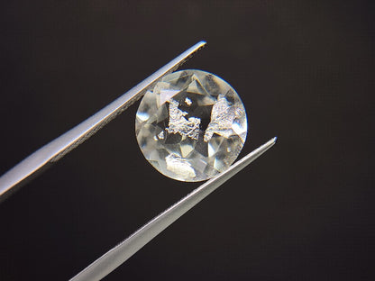dQ-5　銀箔入り！ダブレットクォーツ　5.45ct
