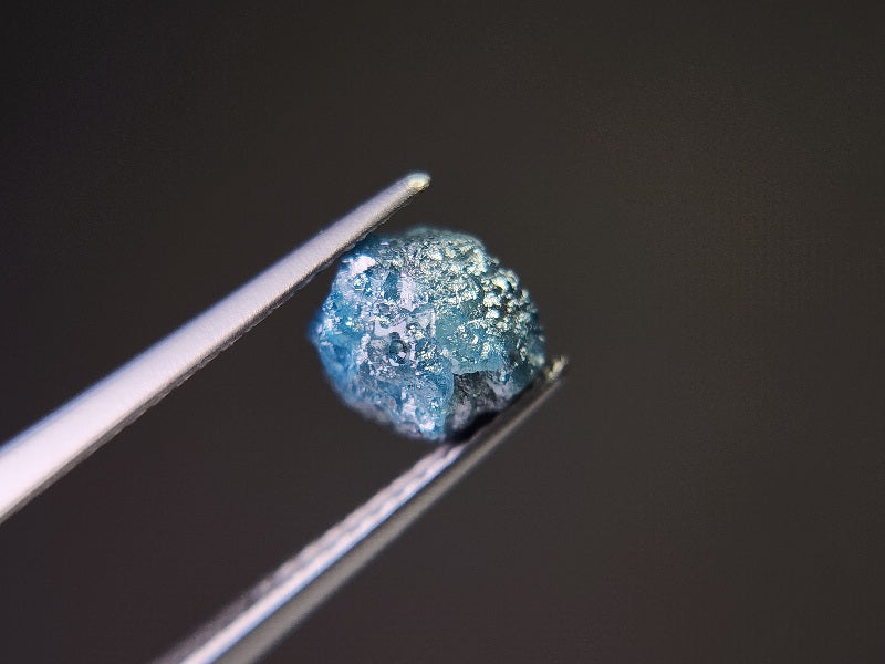 0869-2-1　ブルーダイヤモンド原石  1.73ct　