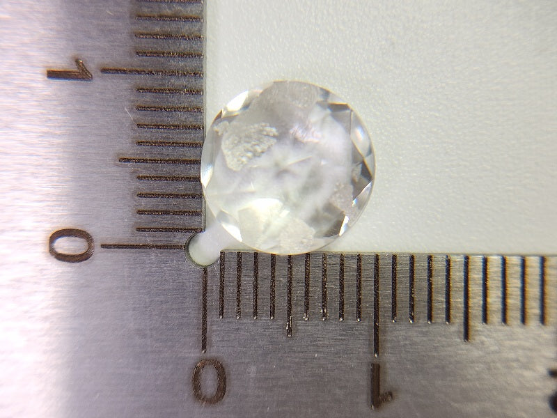 dQ-7　銀箔入り！ダブレットクォーツ　3.45ct