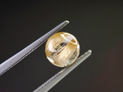 0107-2-4　ルチルクォーツキャッツアイ　2.26ct