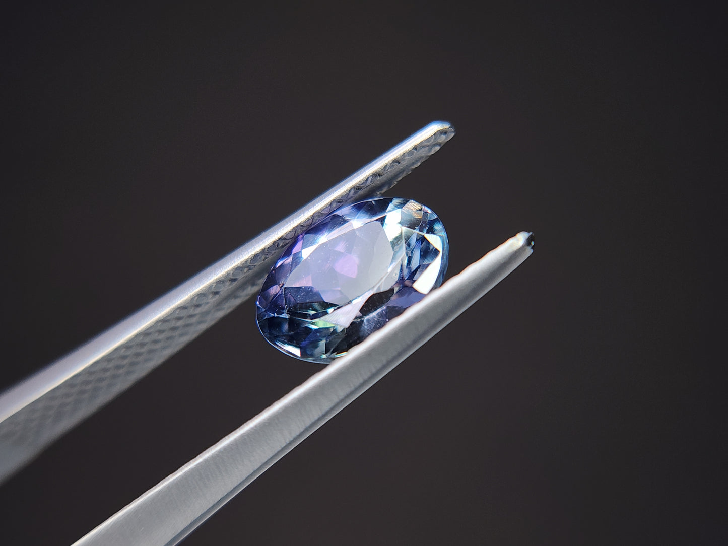 0876-15　バイカラータンザナイト　1.34ct