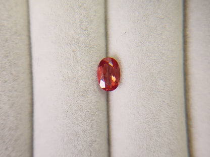 0152-1-19　バイカラーアンデシン　0.42ct