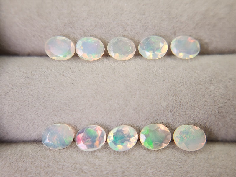 0909-7-7　オパール10石セット