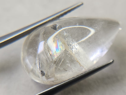 0887-22　クォーツインクォーツ　13.45ct
