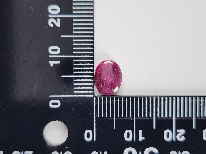 0114-2　パープルスターサファイア　2.11ct