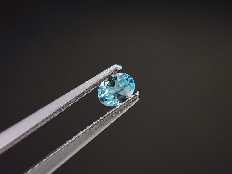 【500円均一】12/15正午まで　ブルージルコン　0.26ct　6