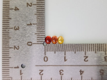 SET-mSA-14　マルチサファイア9石セット　合計2.01ct