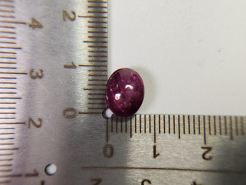 pu-SSA-6　パープルスターサファイア　5.80ct