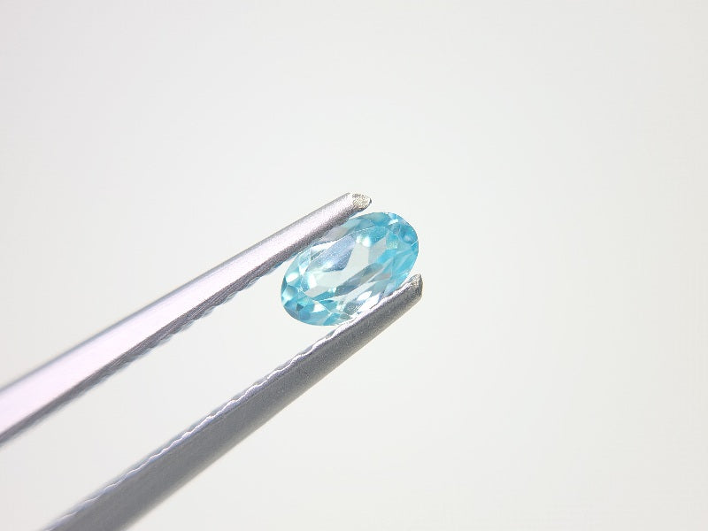 【500円均一】1/12正午まで　ブルージルコン　0.35ct　7