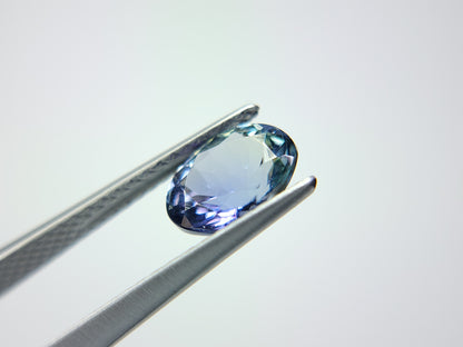 0876-12　バイカラータンザナイト　1.35ct