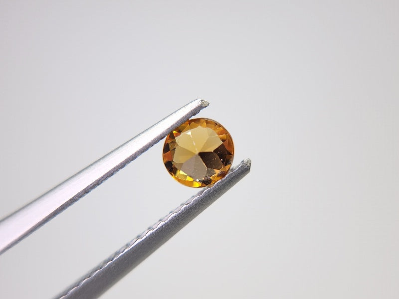 0010-2-3　ジルコン(コニャックブラウン)　0.46ct