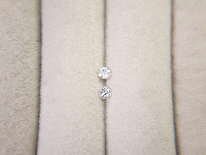 【宝石比較セット】ダイヤモンド＆合成モアッサナイト