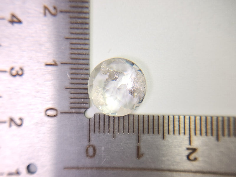 dQ-4　銀箔入り！ダブレットクォーツ　5.51ct