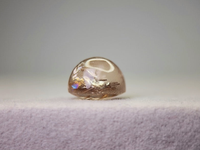 0107-2-1　虹入り！ルチルクォーツキャッツアイ　4.16ct