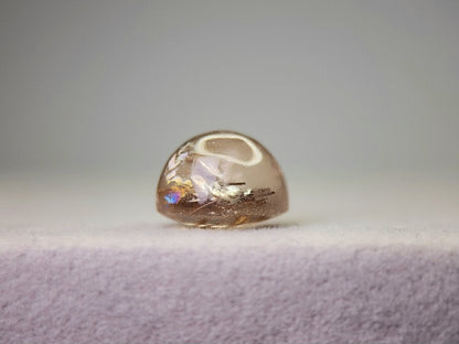 0107-2-1　虹入り！ルチルクォーツキャッツアイ　4.16ct