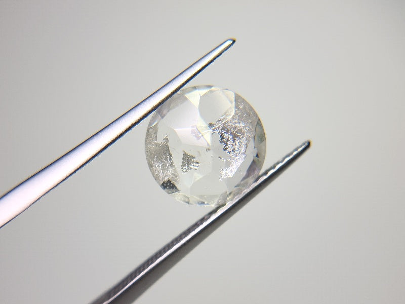 dQ-9　銀箔入り！ダブレットクォーツ　3.43ct