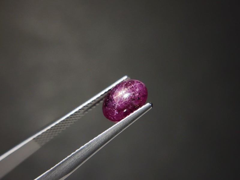 0114-2　パープルスターサファイア　2.11ct