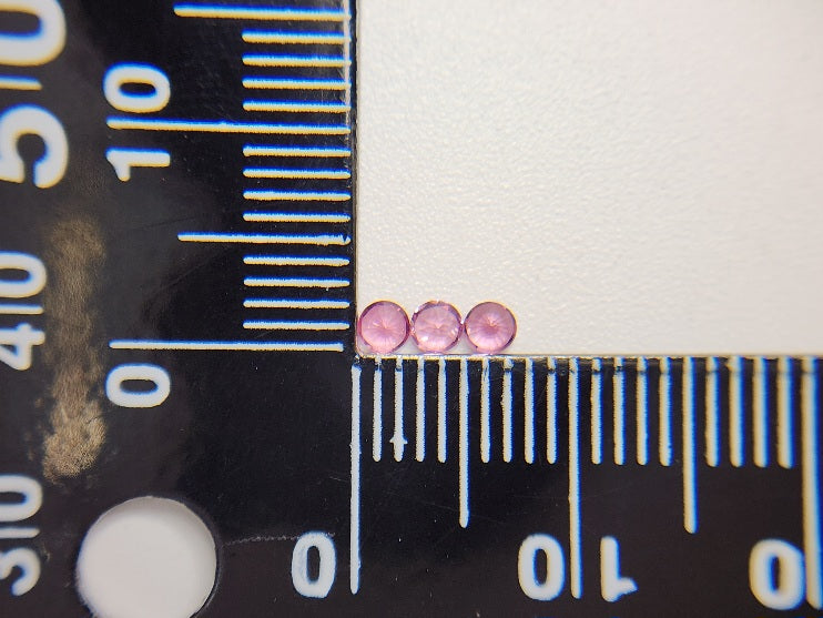 0455-3　スピネル10石セット(ピンク)