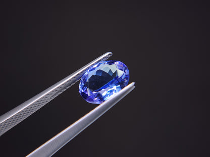 0876-10　バイカラータンザナイト　1.38ct