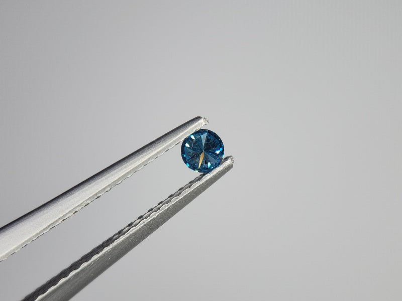 0015-3-1　ブルーダイヤモンド(トリートメント)　0.11ct