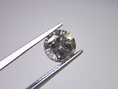 　grMOI-5　合成グレーモアッサナイト　0.91ct