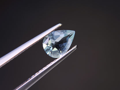 0008-4　アクアマリン　ペアシェイプ　0.54ct