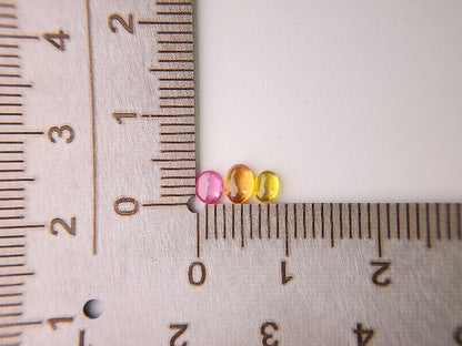 SET-mSA-8　マルチサファイア9石セット　合計2.07ct