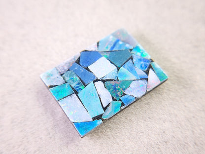 0915-9　モザイクオパール　7.98ct