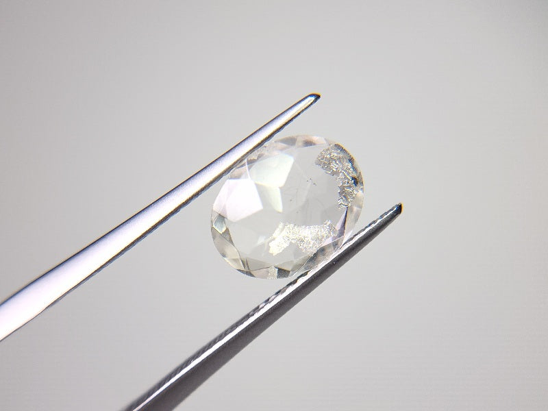 dQ-16　銀箔入り！ダブレットクォーツ　2.40ct