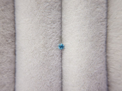 0015-3-9　ブルーダイヤモンド(トリートメント)　0.03ct