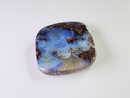 0903-4　ボルダーオパール（穴あき）　28.84ct