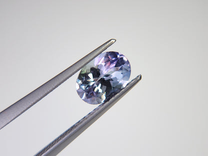 0876-19　バイカラータンザナイト　1.28ct
