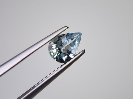 0008-6　アクアマリン　ペアシェイプ　0.53ct