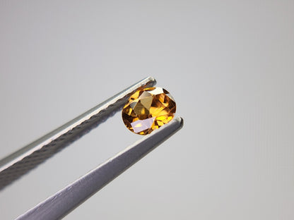 0010-2-2　ジルコン(コニャックブラウン)　0.52ct