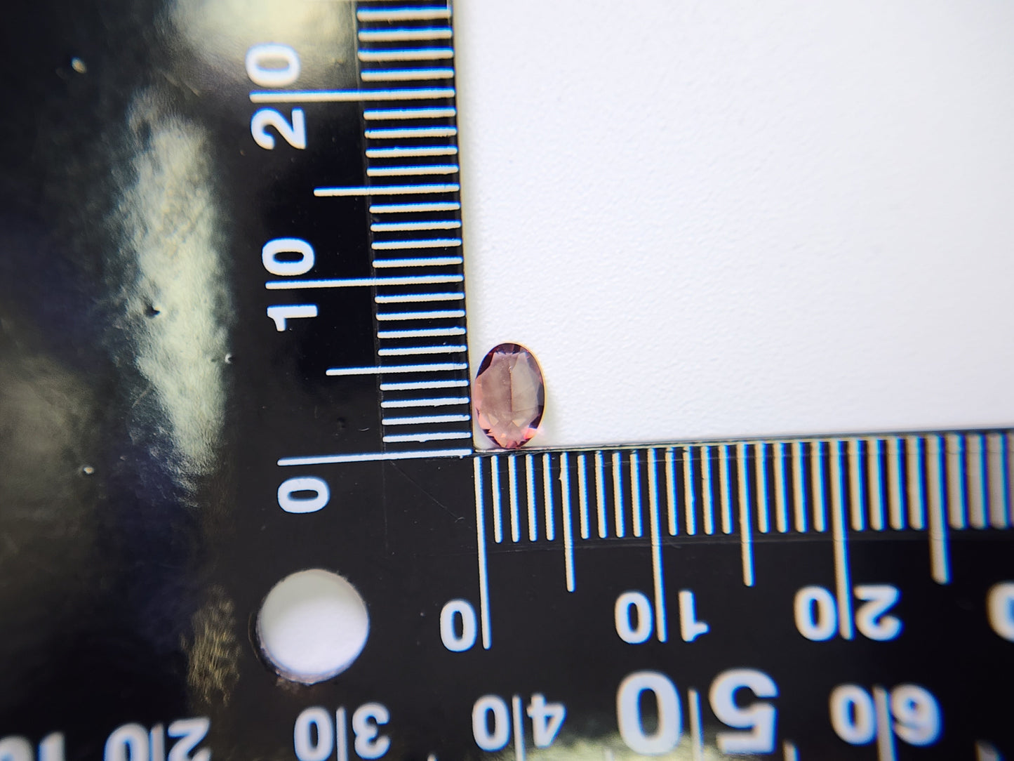 0152-3-7　バイカラーアンデシン　0.42ct