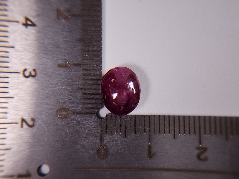 pu-SSA-9　パープルスターサファイア　5.45ct