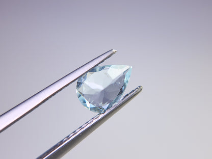 0008-3　アクアマリン　ペアシェイプ　0.57ct