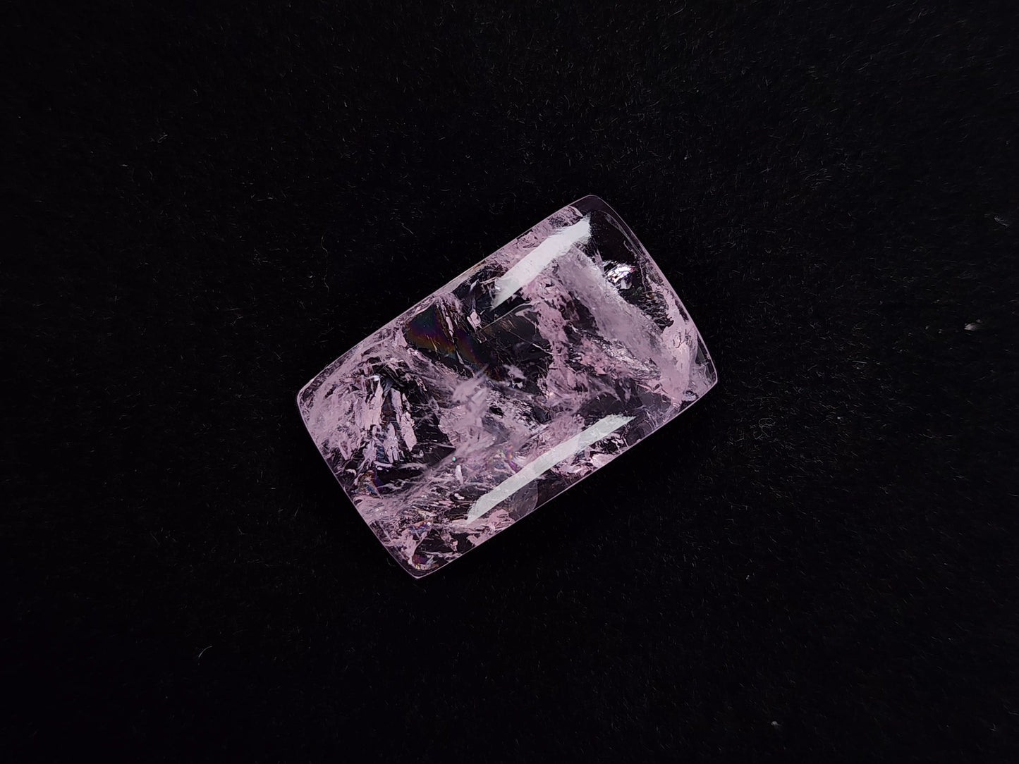 0908-7　虹入り！モルガナイト　16.39ct