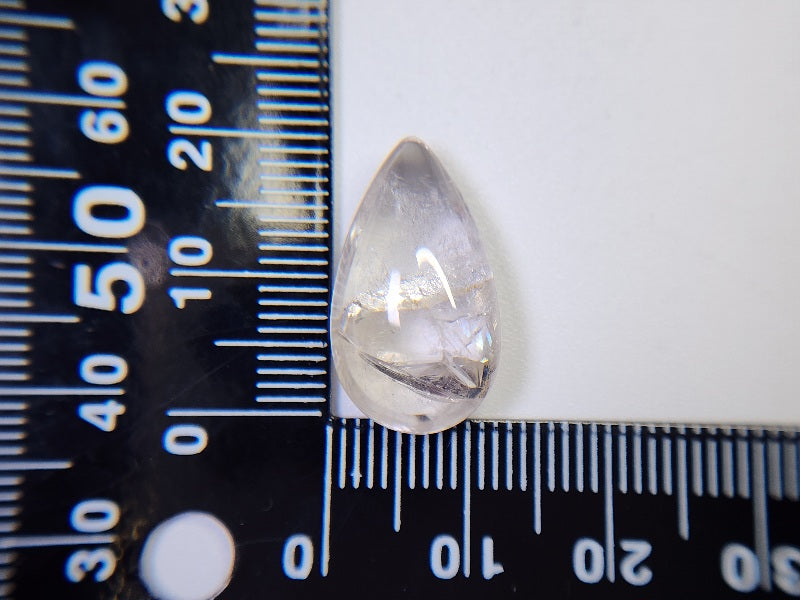 0887-22　クォーツインクォーツ　13.45ct