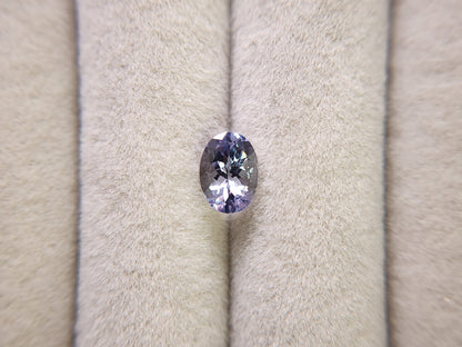 0876-19　バイカラータンザナイト　1.28ct
